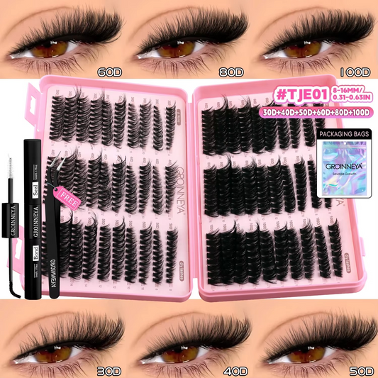 GROINNEYA Lash Clusters Kit