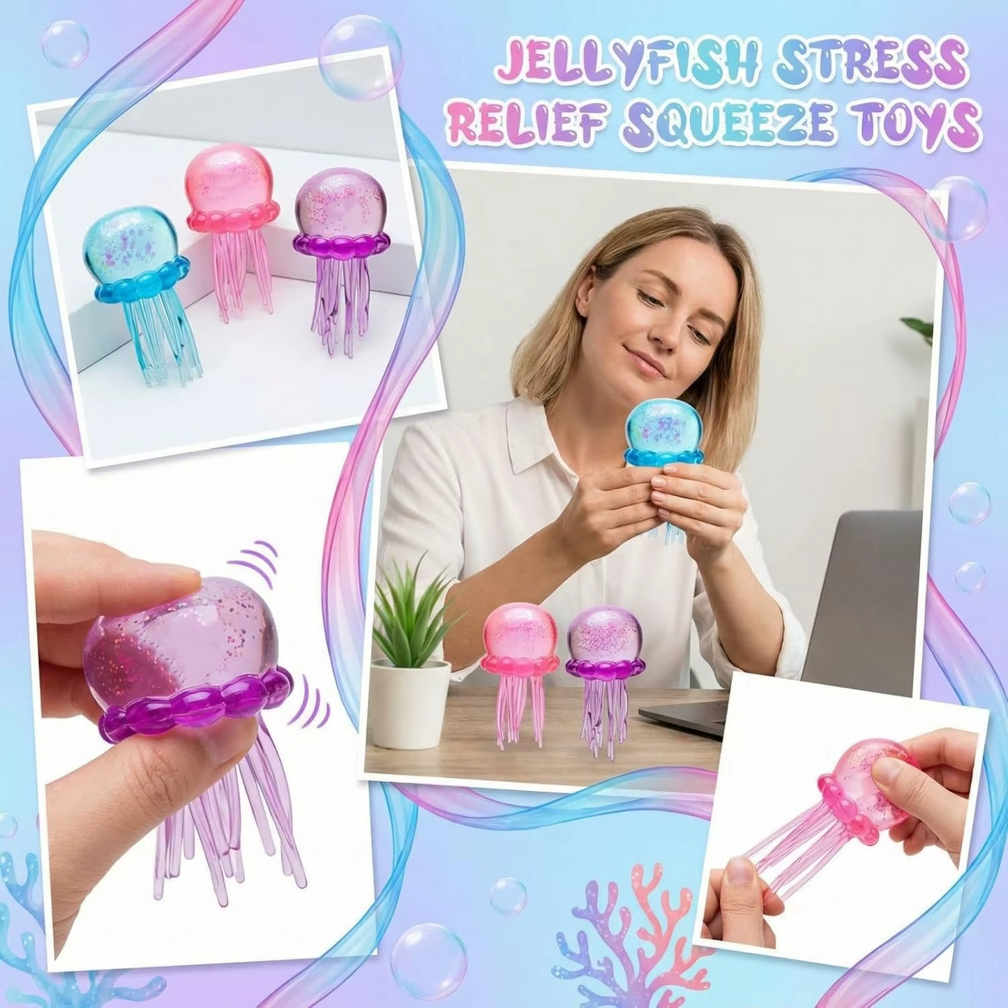Jellyfish Squishy, Jellyfish Squeeze Stress Ball