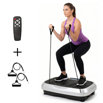 Vibration Plate Exercise Machine Low Noise Fitness Platform Home Gym Trainer