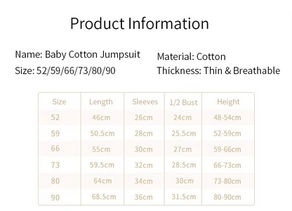 Baby Thin Summer Jumpsuit