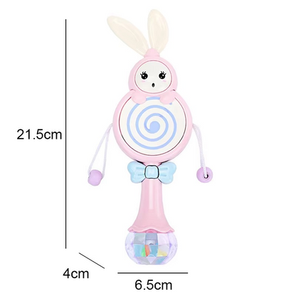 Baby Rattles Teether Rattle Toy Musical Flashing Hand Bells
