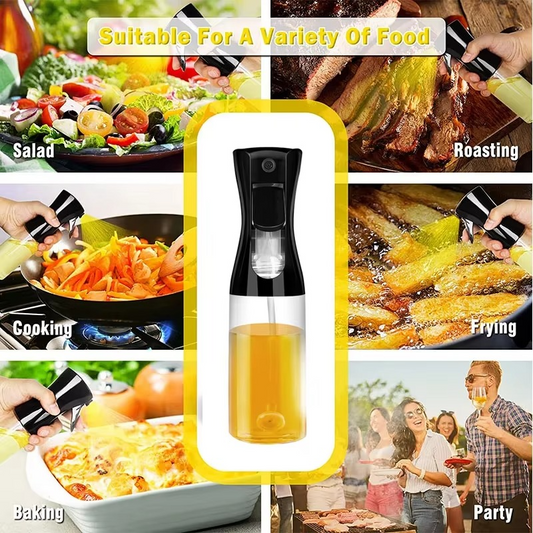 Transparent Oil Spray Bottle for Cooking