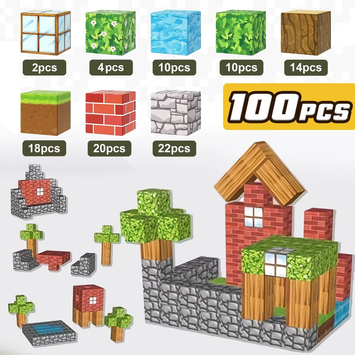 Magnetic Blocks Kids Building Toys