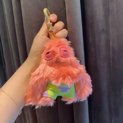 Kawaii Fuggler Spongebob Patrick Star Pendant Funky Fuggler Ugly Monster Doll Plush