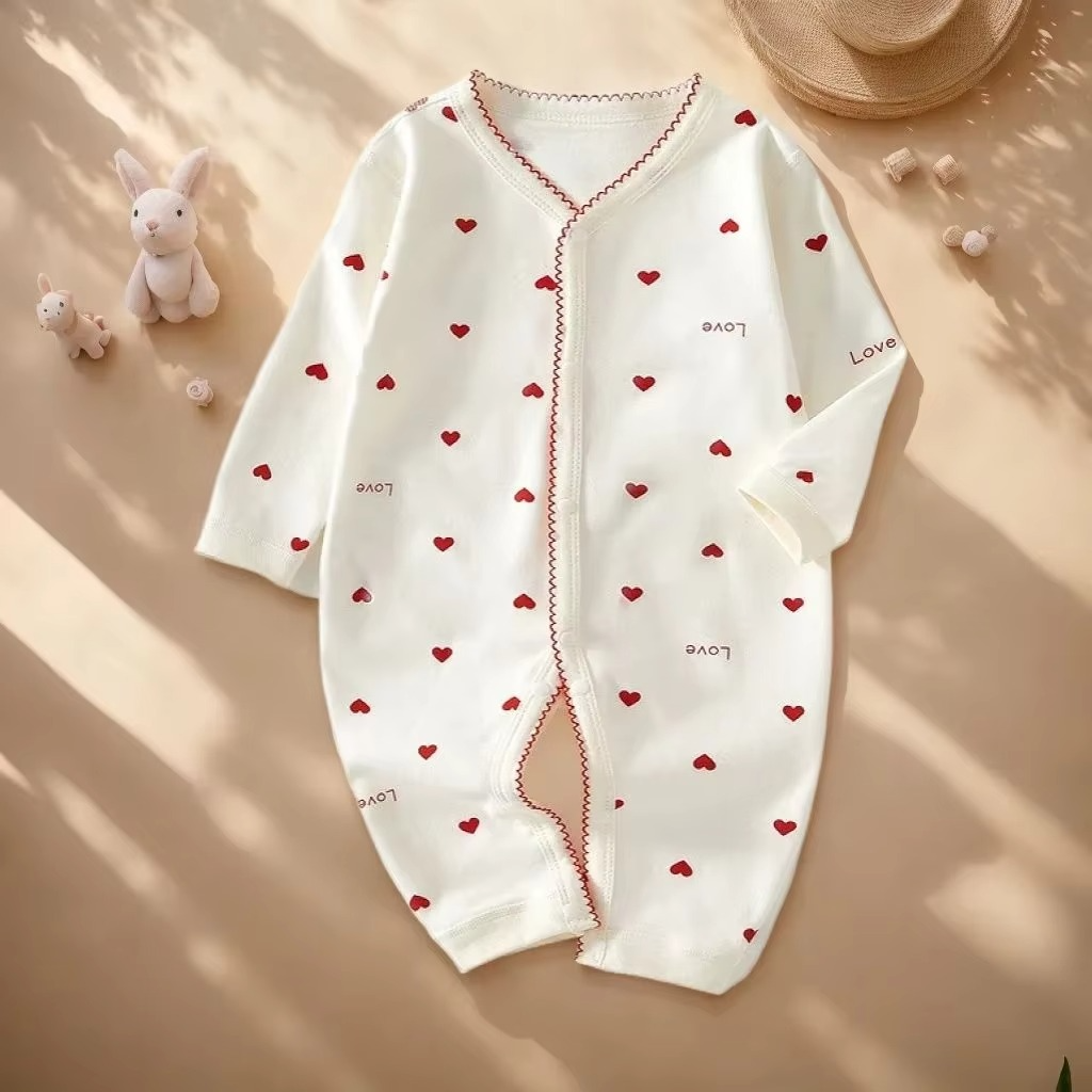 Unisex newborn cotton Long Sleeve Loungewear Outfit