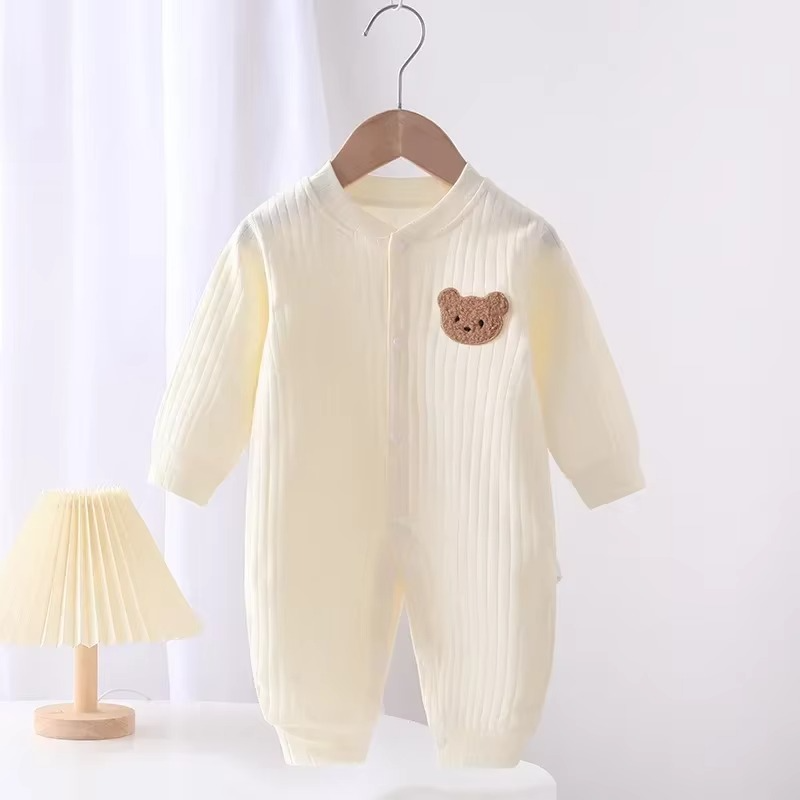 Unisex newborn cotton Long Sleeve Loungewear Outfit