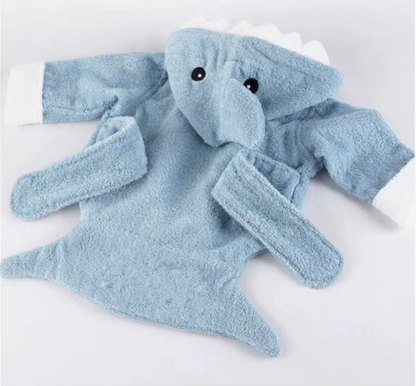 Cotton Baby Robe Bath Towel Cartoon Hoodies