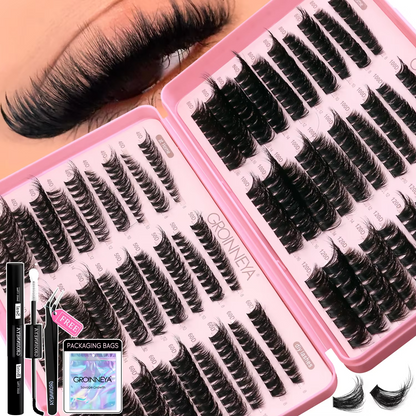 GROINNEYA Lash Clusters Kit