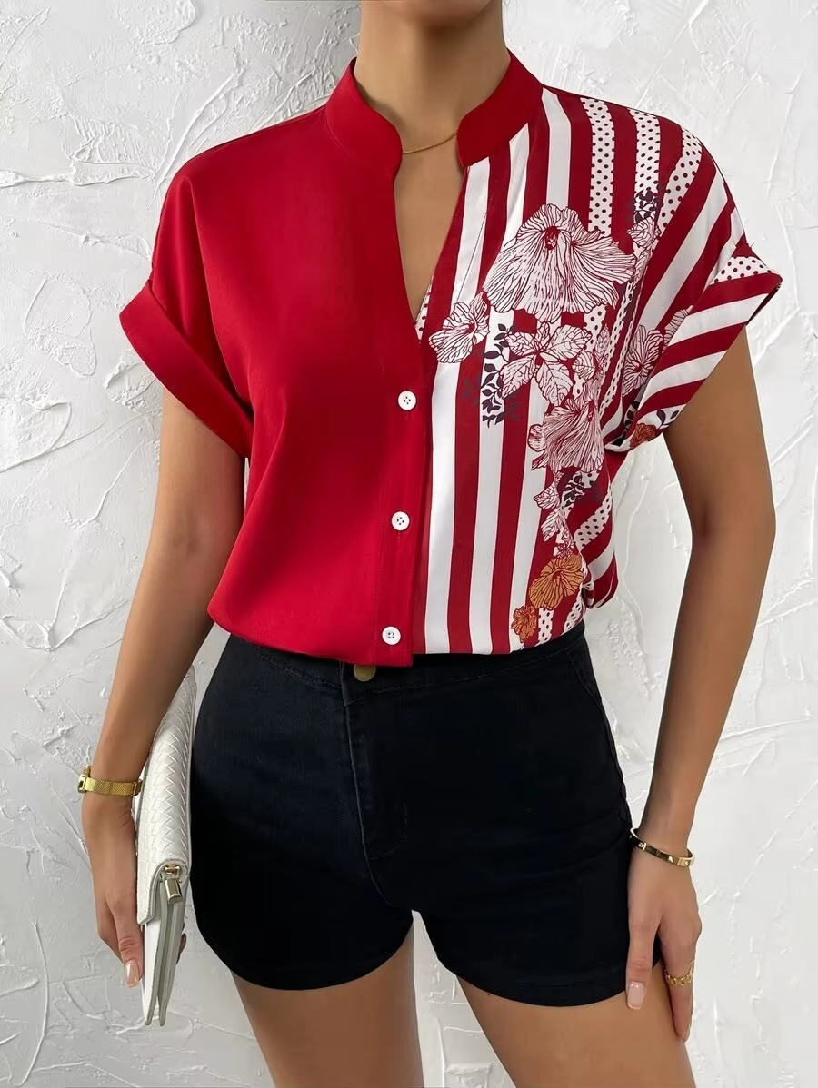 American V-neck nightclub slim fit hip hugging skir