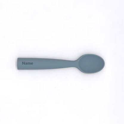 Silicone spoon personalized custom name