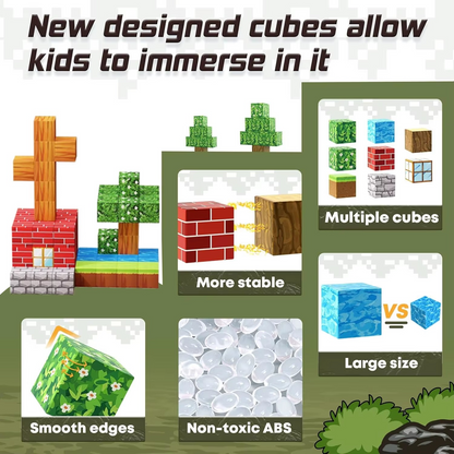 Magnetic Blocks Kids Building Toys