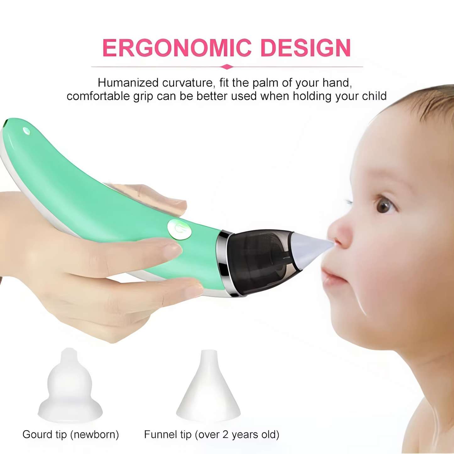 Electric Nasal Aspirator Snot Sucker for Babies