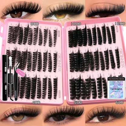 GROINNEYA Lash Clusters Kit