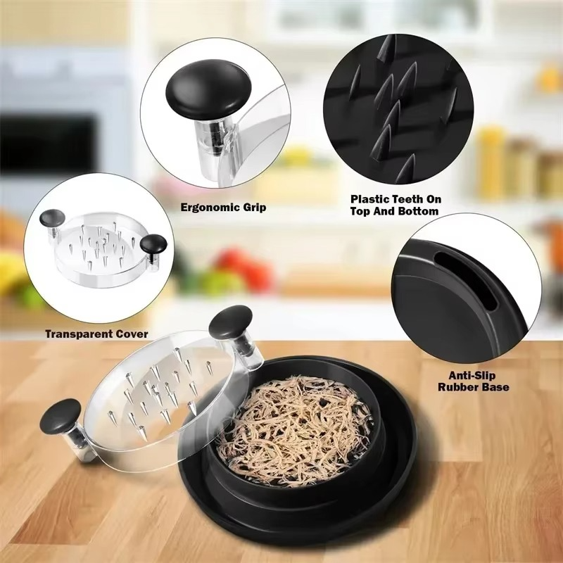 Chicken Shredder With Lid For Shredding Chicken Pork Beef