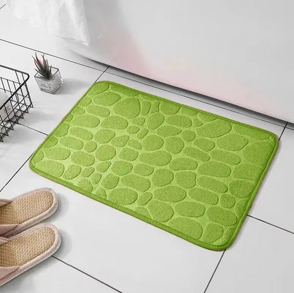 embossed fiber carpet, bathroom living room anti slip mat, pebble floor mat, household items