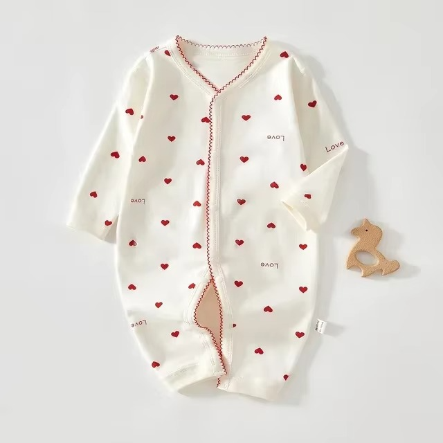 Unisex newborn cotton Long Sleeve Loungewear Outfit