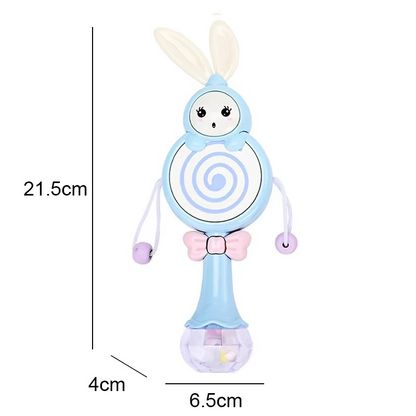 Baby Rattles Teether Rattle Toy Musical Flashing Hand Bells