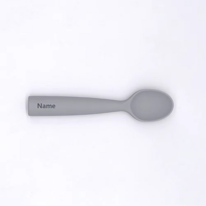 Silicone spoon personalized custom name