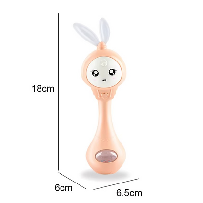 Baby Rattles Teether Rattle Toy Musical Flashing Hand Bells