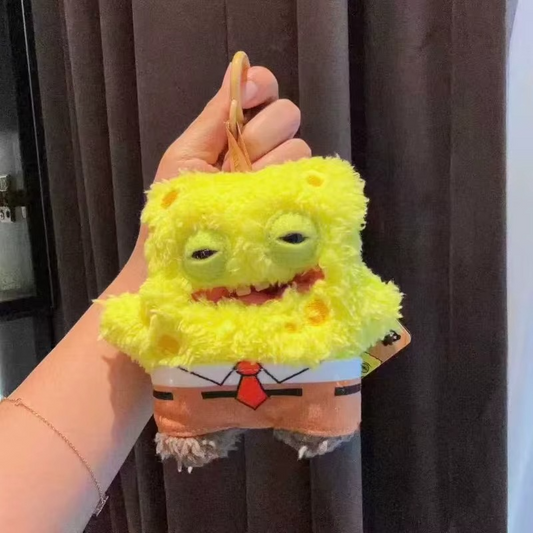 Kawaii Fuggler Spongebob Patrick Star Pendant Funky Fuggler Ugly Monster Doll Plush