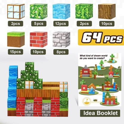 Magnetic Blocks Kids Building Toys