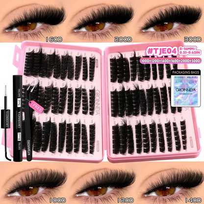 GROINNEYA Lash Clusters Kit