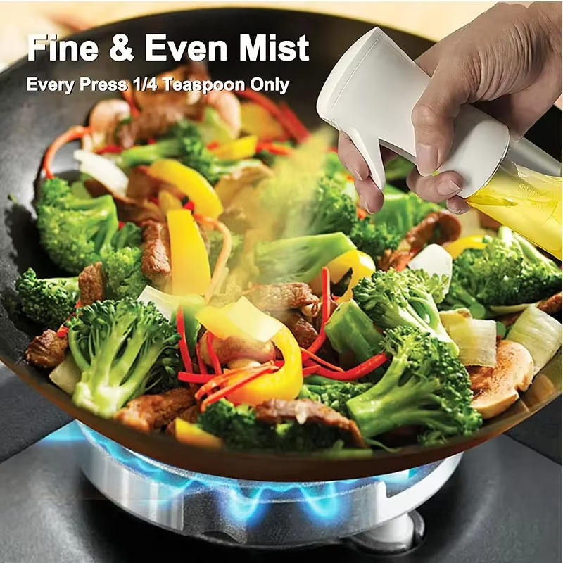 Transparent Oil Spray Bottle for Cooking