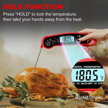 Meat thermometer for cooking,grilling