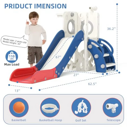 7-in-1 Toddler Slide Set