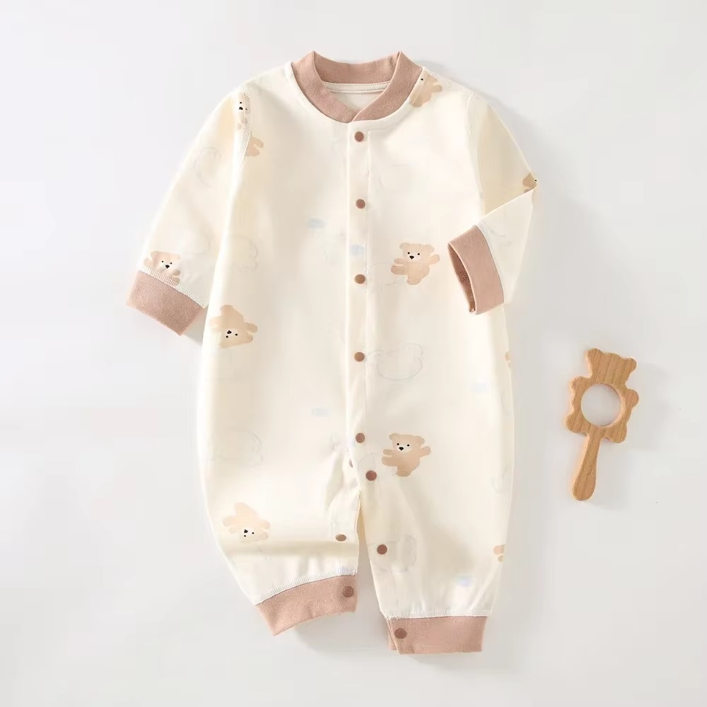 Unisex newborn cotton Long Sleeve Loungewear Outfit